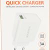 Xssive 18W QC Quick Charger Adapter XSS-AC61W - Wit - Afbeelding 2